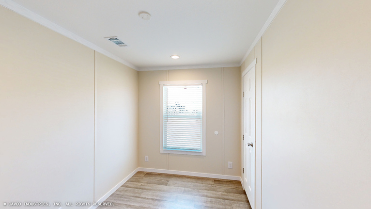 Overlook 16763B | 3 bedroom, 2 bathroom, 1140 sqft home. Built by Cavco - Lancaster in Lancaster, TX.