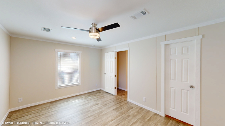 Overlook 16763B | 3 bedroom, 2 bathroom, 1140 sqft home. Built by Cavco - Lancaster in Lancaster, TX.