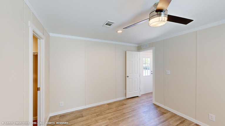 Overlook 16763B | 3 bedroom, 2 bathroom, 1140 sqft home. Built by Cavco - Lancaster in Lancaster, TX.