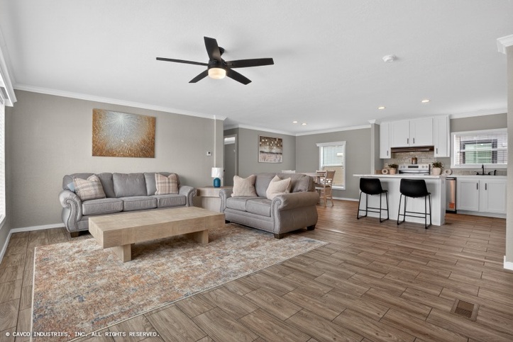 Emerald 28603A | 3 bedroom, 2 bathroom, 1660 sqft home. Built by Cavco - Duncan in Duncan, OK.