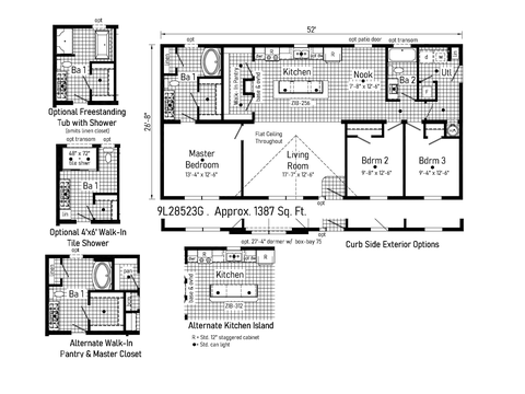 Morgan | 3 bedroom, 2 bathroom, 1387 sqft home | Built by Cavco - Goshen in Goshen, IN.