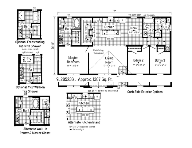 Morgan | 3 bedroom, 2 bathroom, 1387 sqft home | Built by Cavco - Goshen in Goshen, IN.