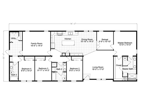 Pelican Bay II 30764B Floor Plan
