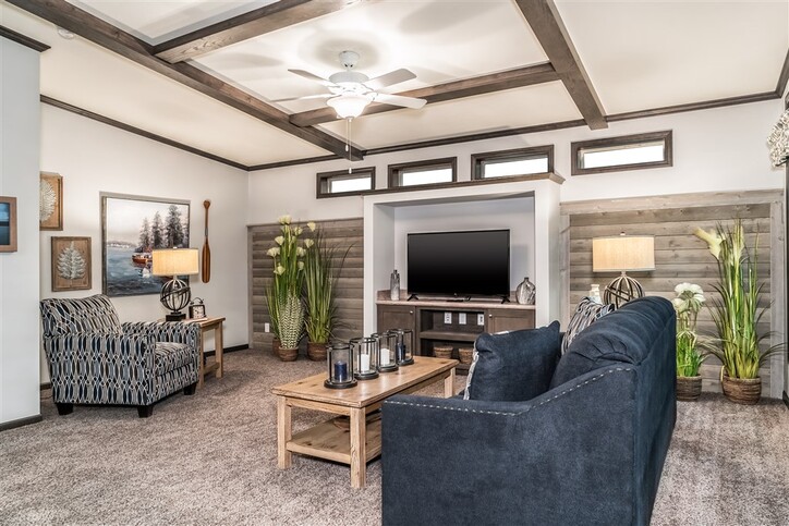 Retreat 28482A | 2 bedroom, 2 bathroom, 1280 sqft home | Built by Cavco - Dorchester in Dorchester, WI.