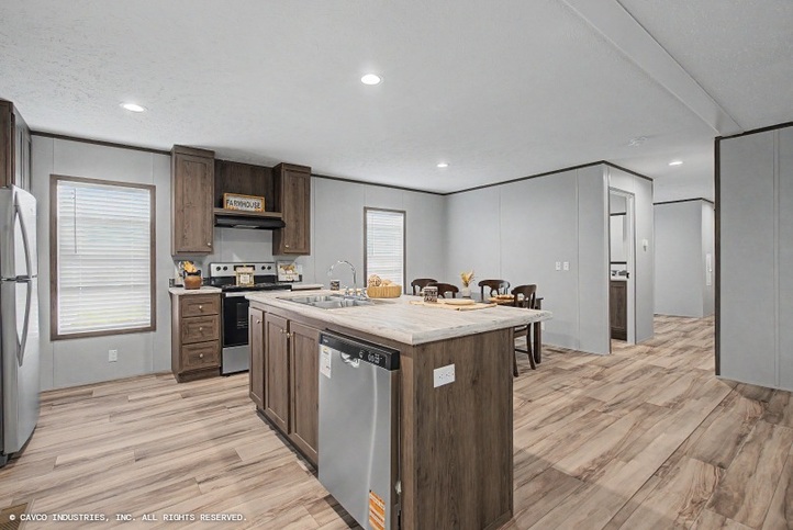 Inspiration 28563I | 3 bedroom, 2 bathroom, 1493 sqft home. Built by Cavco - Lafayette in Lafayette, TN.