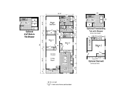 Altair 28563D | 3 bedroom, 2 bathroom, 1493 sqft home. Built by Cavco - Clarion in Shippenville, PA.