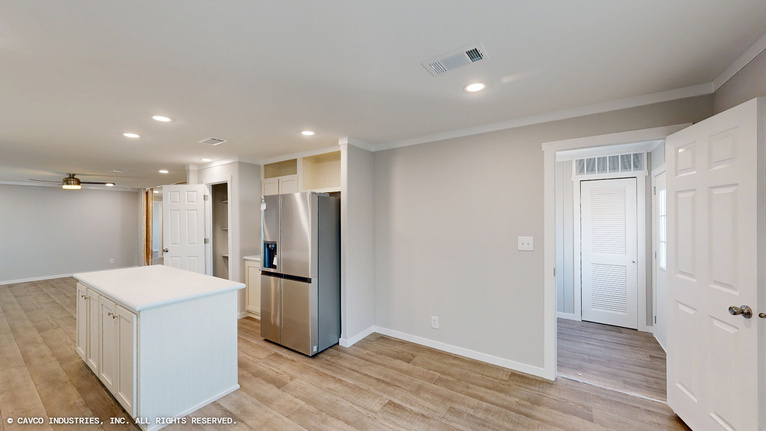 Everest 28564A | 3 bedroom, 2 bathroom, 1492 sqft home | Built by Cavco - Lancaster in Lancaster, TX.