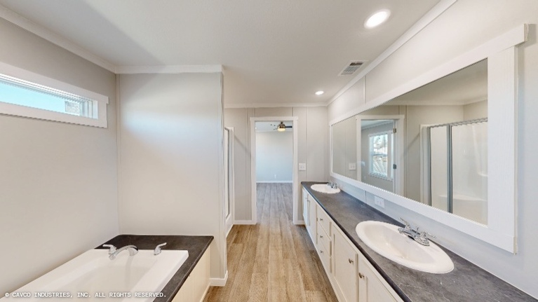 Everest 28564A | 3 bedroom, 2 bathroom, 1492 sqft home | Built by Cavco - Lancaster in Lancaster, TX.