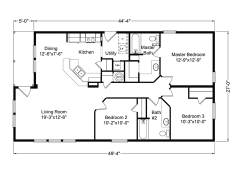 Harbor View | 3 bedroom, 2 bathroom, 1236 sqft home| Built by Cavco - Millersburg in Millersburg, OR.