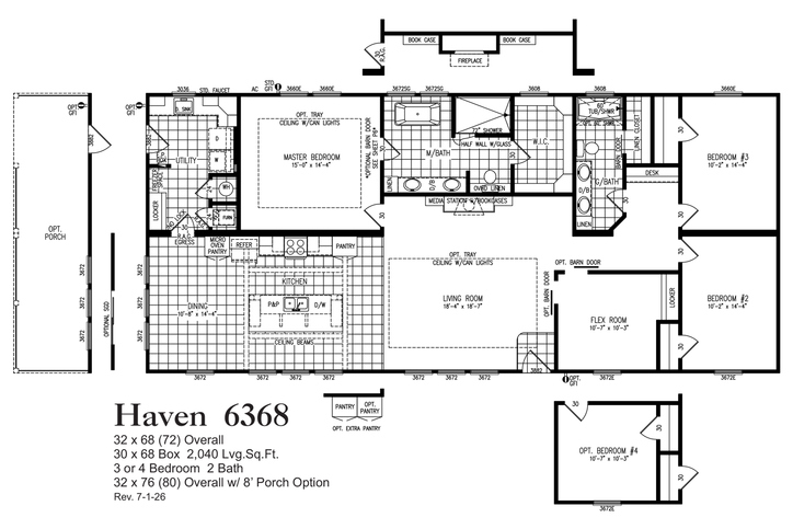 Haven 6368 Gold Medal Series Manufactured Home Splendora TX