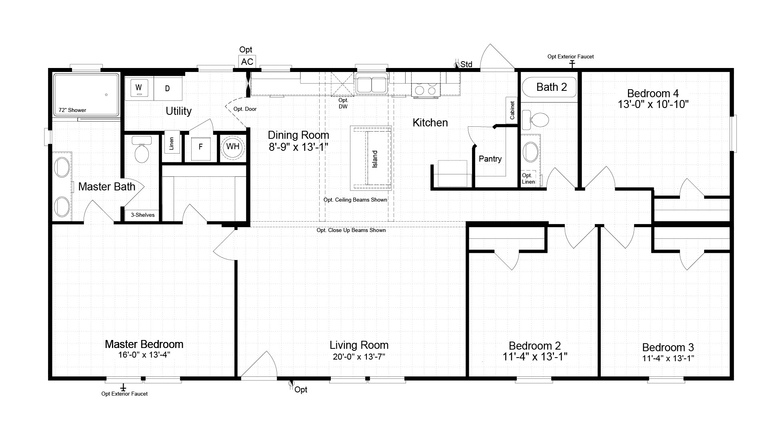 Homeland 28604H Manufactured Home from Palm Harbor Homes, a Cavco Company