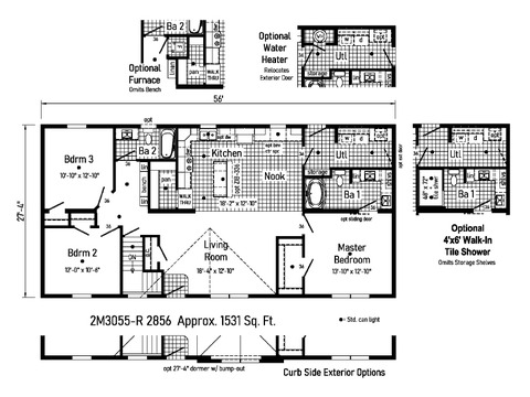 Manorwood Classic 28563AM | 2 bedroom, 2 bathroom, 1531 sqft home. Built by Cavco - Manorwood in Emlenton, PA.