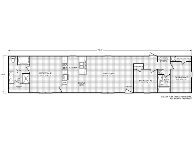 ValuHomes 16763V Manufactured Home from Fleetwood Homes, a Cavco Company