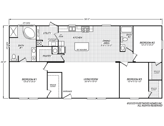 Villager 28563A Manufactured Home from Fleetwood Homes, Austin, TX ...