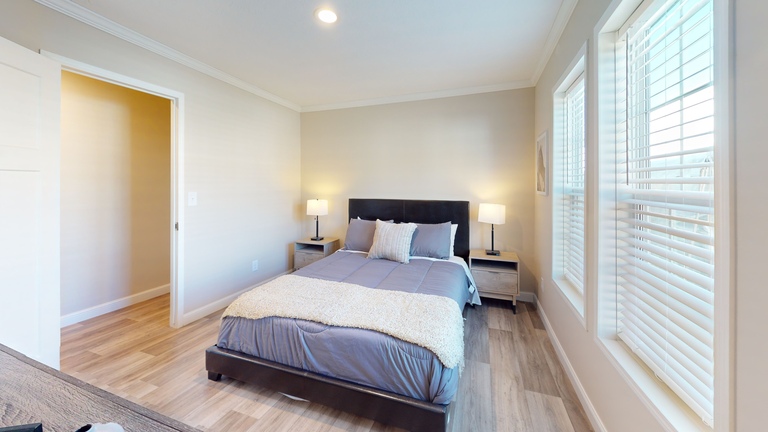 HUD Approved Duplex: Side 1 | 2 bed, 1 bath, 1050 sqft. Side 2 | 2 bed, 1 bath, 1050 sqft. Built by Fairmont Homes.
