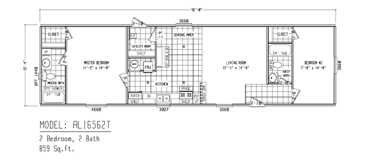 Alamo Lite 16562T Manufactured Home from Cavco Homes of Texas, a Cavco ...