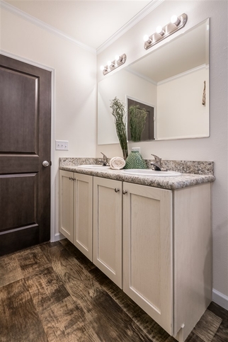 Westlake Single 16763L | 3 bedroom, 2 bathroom, 1140 sqft home | Built by Cavco - Dorchester in Dorchester, WI.