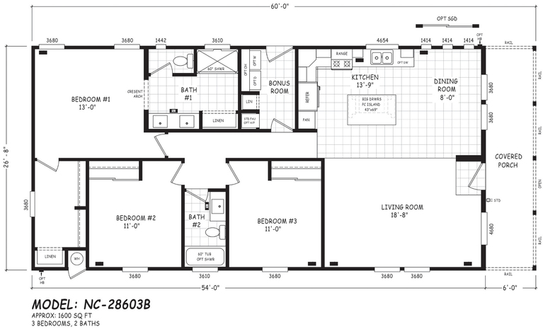 Pinnacle 28603B Manufactured Home from Cavco West, a Cavco Company