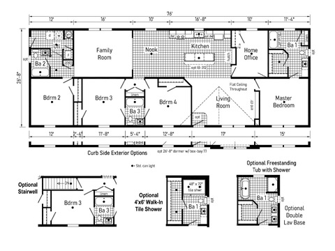 Zeta Puppis | 4 bedroom, 3 bathroom, 2027 sqft home. Built by Cavco - Clarion in Shippenville, PA.