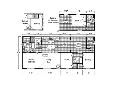 Superbird 28603D | 3 bedroom, 2 bathroom, 1600 sqft home. Built by Cavco - Clarion in Shippenville, PA.