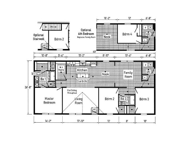Superbird 28603D | 3 bedroom, 2 bathroom, 1600 sqft home. Built by Cavco - Clarion in Shippenville, PA.
