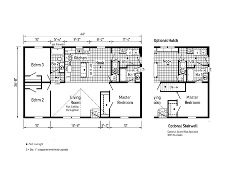 Trans Am 28443B | 3 bedroom, 2 bathroom, 1173 sqft home. Built by Cavco - Clarion in Shippenville, PA.