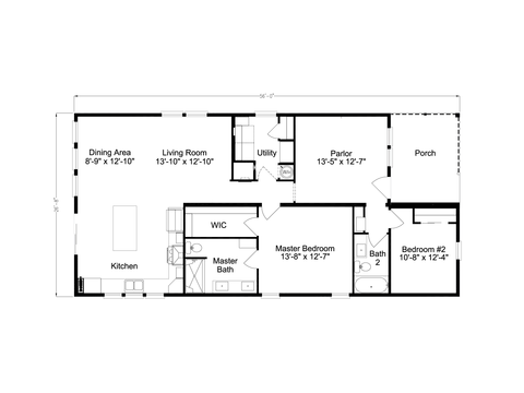 The Carriage Farmhouse | 2 bedroom, 2 bathroom, 1500 sqft home. Built by Cavco - Plant City in Plant City, FL.