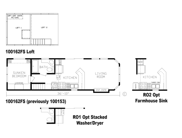 Country Manor 100162S Flipped | 1 bedroom, 1 bathroom, 387 sqft home. Built by Cavco - Nappanee in Nappanee, IN.