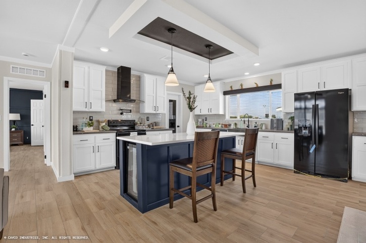 La Sierra 32684A | 4 bedroom, 2 bathroom, 2108 sqft home. Built by Cavco - Austin in Austin, TX.