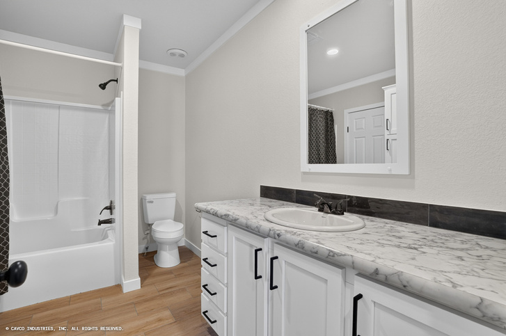 La Sierra 32684A | 4 bedroom, 2 bathroom, 2108 sqft home. Built by Cavco - Austin in Austin, TX.