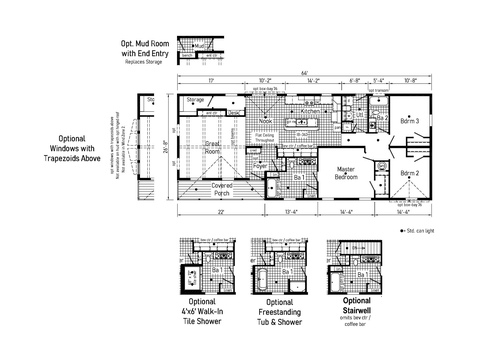 Alnilam 28643C | 3 bedroom, 2 bathroom, 1707 sqft home. Built by Cavco - Clarion in Shippenville, PA.