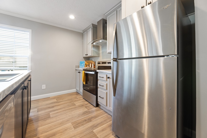 The Cumberland Duplex | First HUD Approved Nationally Available Duplex | Side A: 2 bedroom, 1 bathroom, 1050 sqft | Side B: 2 bedroom, 1 bathroom, 1050 sqft. Double porch