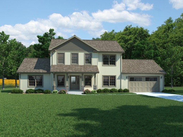 Binkley 28483AM | 3 bedroom, 2.5 bathroom, 2241 sqft home. Built by Cavco - Manorwood.