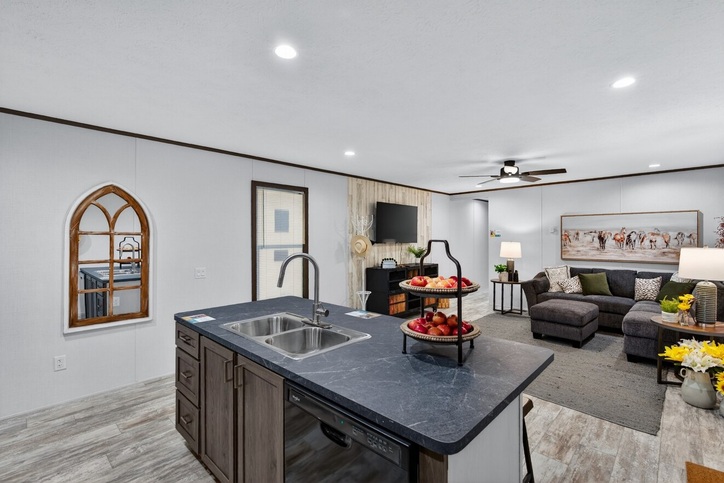 The Hubbard | 2 bedroom, 2 bathroom, 858 sqft home. Built by Cavco - Nappanee in Nappanee, IN.