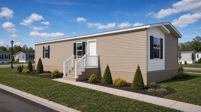The Hubbard | 2 bedroom, 2 bathroom, 858 sqft home. Built by Cavco - Nappanee in Nappanee, IN.