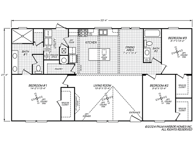 Fantasy Island 28543F Manufactured Home from Palm Harbor Homes, Tucson ...