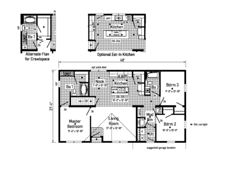 Limited 28483AM | 3 bedroom, 2 bathroom, 1312 sqft home. Built by Cavco - Manorwood in Emlenton, PA.