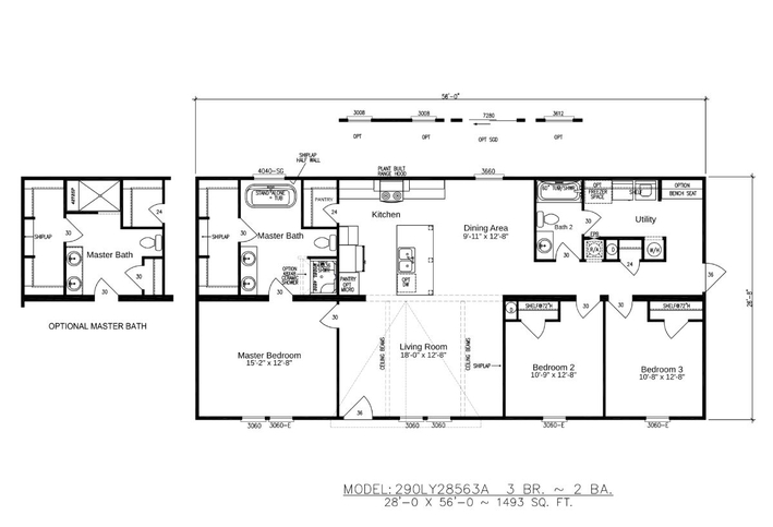 Maverick 28563A Manufactured Home from Destiny Homes, a Cavco Company