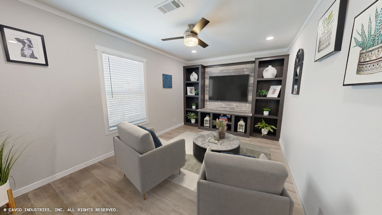 Sequoia 32563S | 3 bedroom, 2 bathroom, 1680 sqft home. Built by Cavco - Lancaster in Lancaster, TX.