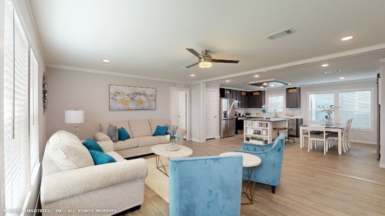 Sequoia 32563S | 3 bedroom, 2 bathroom, 1680 sqft home. Built by Cavco - Lancaster in Lancaster, TX.