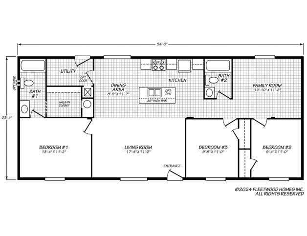 Gem 24543P Manufactured Home from Fleetwood Homes, a Cavco Company