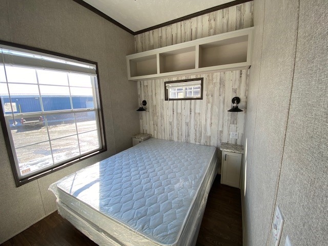 ONE of TWO bedrooms in the 190012 Cavco 150 from Fairmont Homes.
