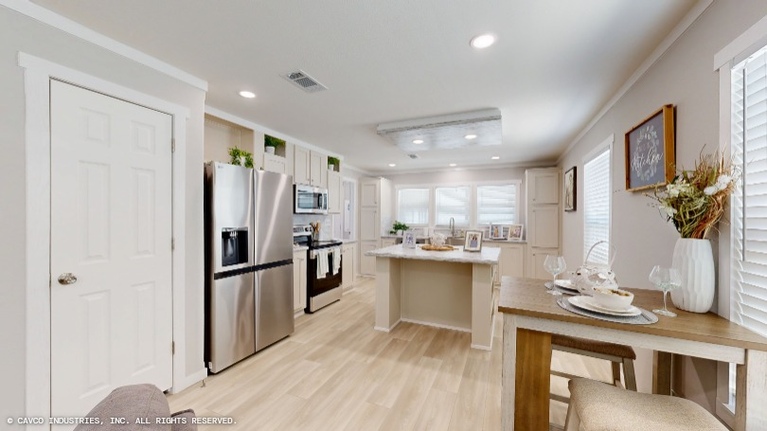Walnut 28483N | 3 bedroom, 2 bathroom, 1280 sqft home. Built by Cavco - Lancaster in Lancaster, TX.