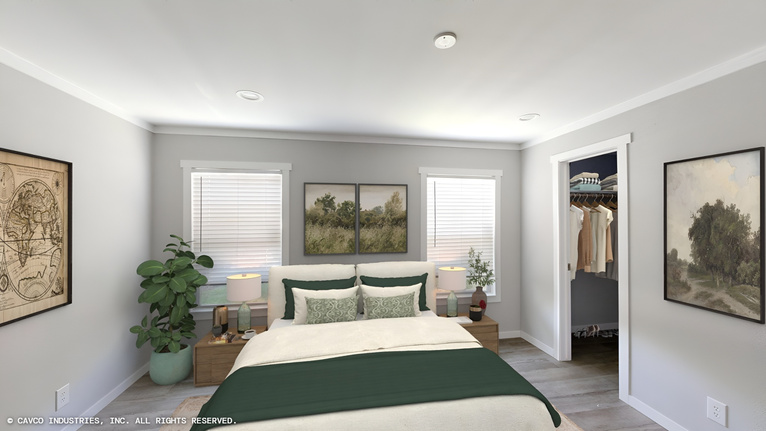 Walnut 28483N | 3 bedroom, 2 bathroom, 1280 sqft home. Built by Cavco - Lancaster in Lancaster, TX.