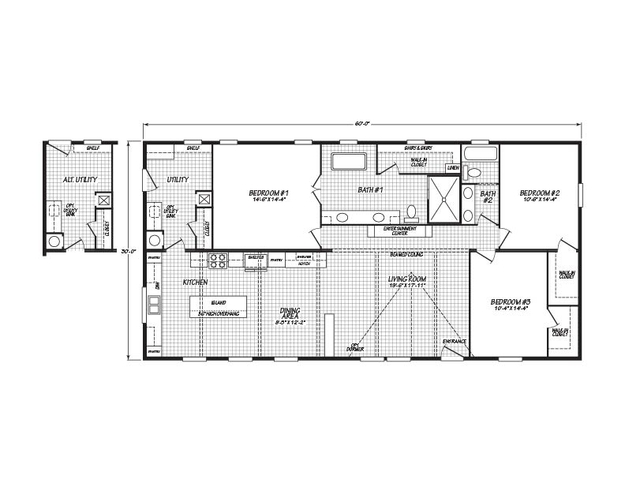 Beam House 32603X | 3 bedroom, 2 bathroom, 1800 sqft home. Built by Cavco - Lafayette in Lafayette, TN