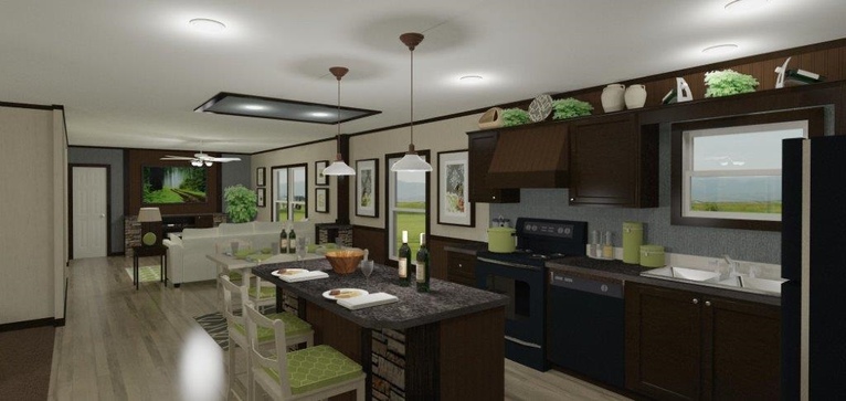 Canyon Lake 28603T | 3 bedroom, 2 bathroom, 1600 sqft home. Built by Cavco - Seguin in Seguin, TX.