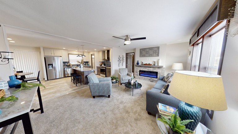 The Belmont 28563D | 3 bedroom, 2 bathroom, 1549 sqft home | Built by Cavco - Montevideo in Montevideo, MN.