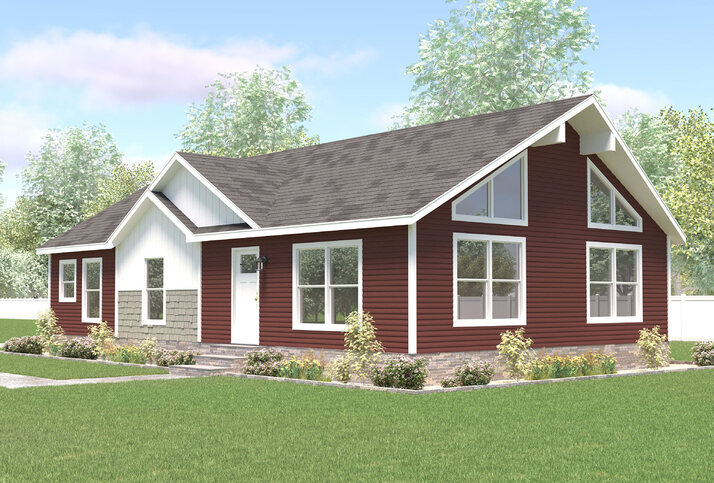 Francisco 1 | 2 bedroom, 2 bathroom, 1312 sqft home. Built by Cavco - Emlenton in Emlenton, PA