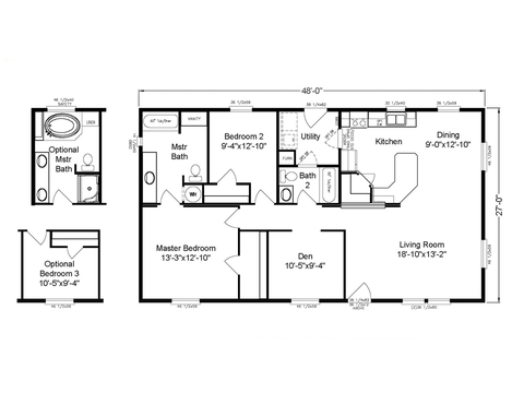 Dream K | 2 bedroom, 2 bathroom, 1296 sqft home | Built by Cavco - Millersburg in Millersburg, OR.