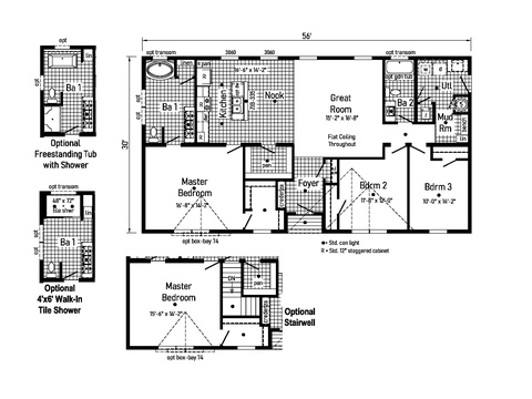 Essence 6 | 3 bedroom, 2 bathroom, 1680 sqft home | Built by Cavco - Goshen in Goshen, IN.